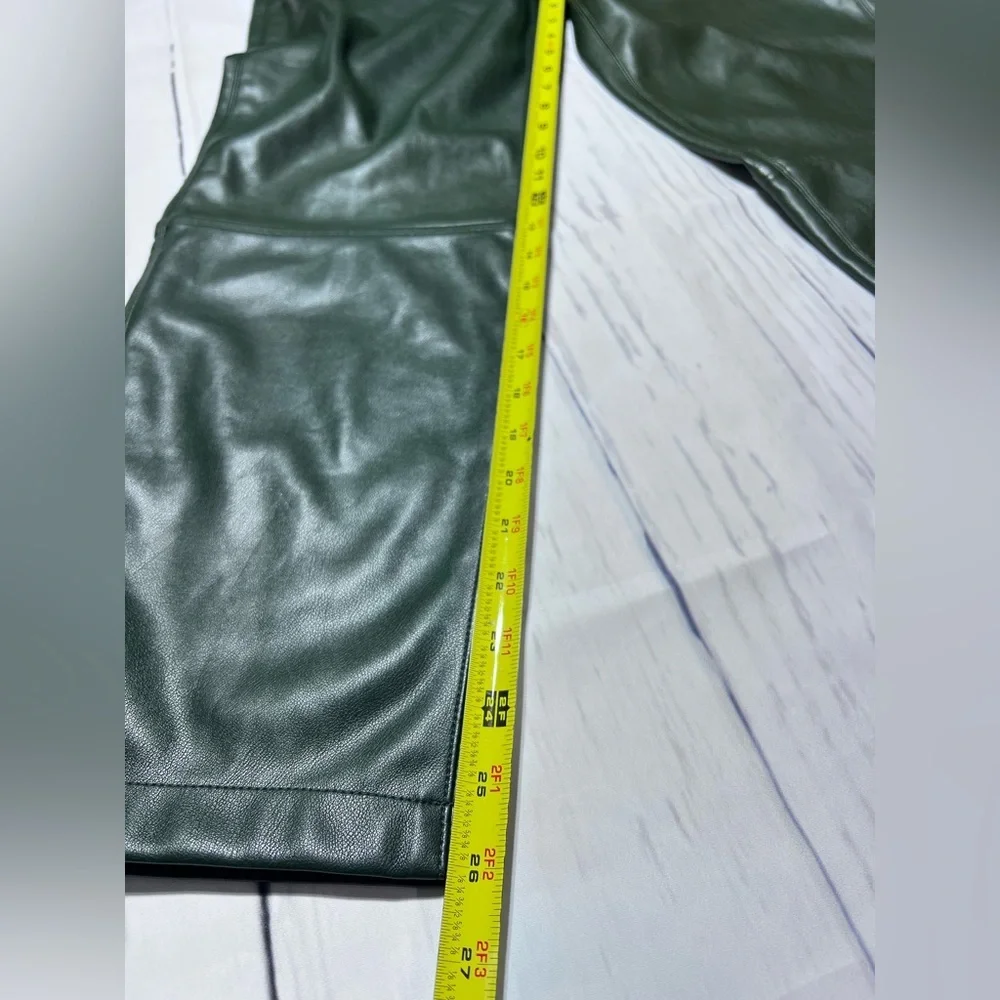 Ted Baker - Plaider Faux Leather Straight Leg Pants - Picture 9 of 9